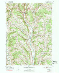 Richford New York Historical topographic map, 1:24000 scale, 7.5 X 7.5 Minute, Year 1950