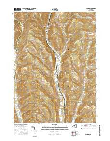 Richford New York Current topographic map, 1:24000 scale, 7.5 X 7.5 Minute, Year 2016