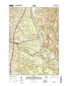 Richland New York Current topographic map, 1:24000 scale, 7.5 X 7.5 Minute, Year 2016