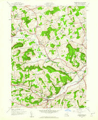 Richmondville New York Historical topographic map, 1:24000 scale, 7.5 X 7.5 Minute, Year 1944