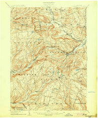 Richmondville New York Historical topographic map, 1:62500 scale, 15 X 15 Minute, Year 1904