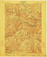 Richmondville New York Historical topographic map, 1:62500 scale, 15 X 15 Minute, Year 1904