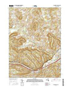 Richmondville New York Current topographic map, 1:24000 scale, 7.5 X 7.5 Minute, Year 2016