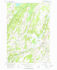 Richville New York Historical topographic map, 1:24000 scale, 7.5 X 7.5 Minute, Year 1956