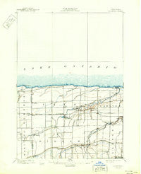Ridgeway New York Historical topographic map, 1:62500 scale, 15 X 15 Minute, Year 1897