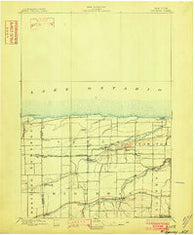 Ridgeway New York Historical topographic map, 1:62500 scale, 15 X 15 Minute, Year 1897