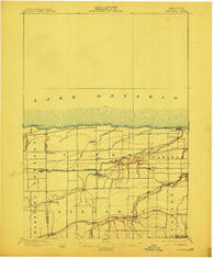 Ridgeway New York Historical topographic map, 1:62500 scale, 15 X 15 Minute, Year 1897