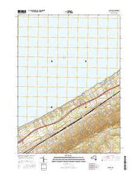 Ripley New York Current topographic map, 1:24000 scale, 7.5 X 7.5 Minute, Year 2016