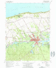 Riverhead New York Historical topographic map, 1:24000 scale, 7.5 X 7.5 Minute, Year 1956