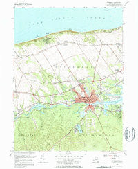 Riverhead New York Historical topographic map, 1:24000 scale, 7.5 X 7.5 Minute, Year 1956