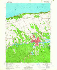 Riverhead New York Historical topographic map, 1:24000 scale, 7.5 X 7.5 Minute, Year 1956