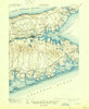 Riverhead New York Historical topographic map, 1:62500 scale, 15 X 15 Minute, Year 1904