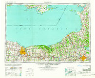 Rochester New York Historical topographic map, 1:250000 scale, 1 X 2 Degree, Year 1960