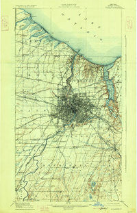 Rochester New York Historical topographic map, 1:62500 scale, 15 X 15 Minute, Year 1920