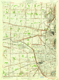 Rochester West New York Historical topographic map, 1:24000 scale, 7.5 X 7.5 Minute, Year 1935