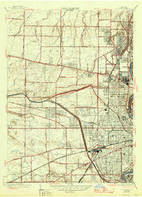 Rochester West New York Historical topographic map, 1:24000 scale, 7.5 X 7.5 Minute, Year 1935