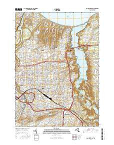 Rochester East New York Current topographic map, 1:24000 scale, 7.5 X 7.5 Minute, Year 2016