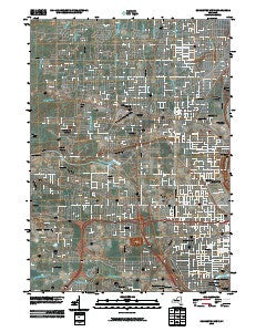 Rochester West New York Historical topographic map, 1:24000 scale, 7.5 X 7.5 Minute, Year 2010