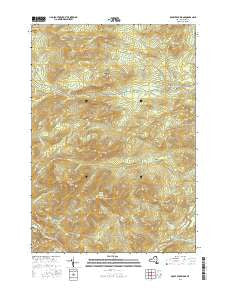 Rocky Peak Ridge New York Current topographic map, 1:24000 scale, 7.5 X 7.5 Minute, Year 2016