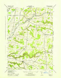 Rodman New York Historical topographic map, 1:31680 scale, 7.5 X 7.5 Minute, Year 1943