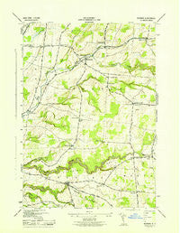 Rodman New York Historical topographic map, 1:31680 scale, 7.5 X 7.5 Minute, Year 1943