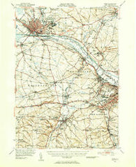 Rome New York Historical topographic map, 1:62500 scale, 15 X 15 Minute, Year 1947