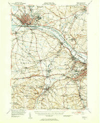 Rome New York Historical topographic map, 1:62500 scale, 15 X 15 Minute, Year 1947