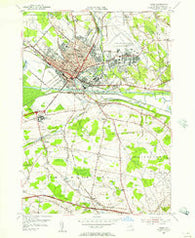 Rome New York Historical topographic map, 1:24000 scale, 7.5 X 7.5 Minute, Year 1955