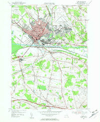 Rome New York Historical topographic map, 1:24000 scale, 7.5 X 7.5 Minute, Year 1955