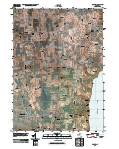 Romulus New York Historical topographic map, 1:24000 scale, 7.5 X 7.5 Minute, Year 2010