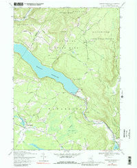 Rondout Reservior New York Historical topographic map, 1:24000 scale, 7.5 X 7.5 Minute, Year 1969