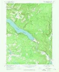 Rondout Reservoir New York Historical topographic map, 1:24000 scale, 7.5 X 7.5 Minute, Year 1969