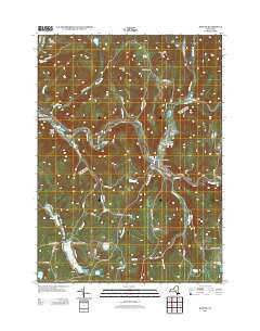 Roscoe New York Historical topographic map, 1:24000 scale, 7.5 X 7.5 Minute, Year 2013