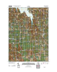 Rose New York Historical topographic map, 1:24000 scale, 7.5 X 7.5 Minute, Year 2013