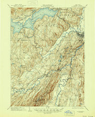 Rosendale New York Historical topographic map, 1:62500 scale, 15 X 15 Minute, Year 1903