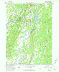 Rosendale New York Historical topographic map, 1:24000 scale, 7.5 X 7.5 Minute, Year 1964