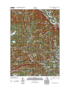 Rotterdam Junction New York Historical topographic map, 1:24000 scale, 7.5 X 7.5 Minute, Year 2013