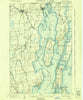 Rouses Point New York Historical topographic map, 1:62500 scale, 15 X 15 Minute, Year 1907