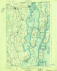 Rouses Point New York Historical topographic map, 1:62500 scale, 15 X 15 Minute, Year 1907