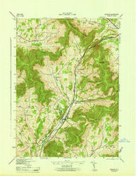 Roxbury New York Historical topographic map, 1:31680 scale, 7.5 X 7.5 Minute, Year 1946