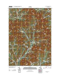 Roxbury New York Historical topographic map, 1:24000 scale, 7.5 X 7.5 Minute, Year 2013