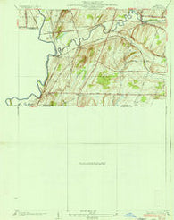 Rush New York Historical topographic map, 1:24000 scale, 7.5 X 7.5 Minute, Year 1934