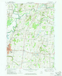Rush New York Historical topographic map, 1:24000 scale, 7.5 X 7.5 Minute, Year 1971