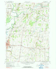 Rush New York Historical topographic map, 1:24000 scale, 7.5 X 7.5 Minute, Year 1971