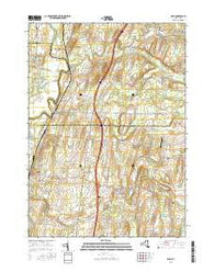 Rush New York Current topographic map, 1:24000 scale, 7.5 X 7.5 Minute, Year 2016