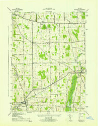 Rushville New York Historical topographic map, 1:31680 scale, 7.5 X 7.5 Minute, Year 1942