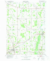 Rushville New York Historical topographic map, 1:24000 scale, 7.5 X 7.5 Minute, Year 1952