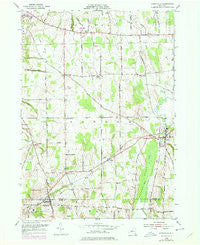 Rushville New York Historical topographic map, 1:24000 scale, 7.5 X 7.5 Minute, Year 1952