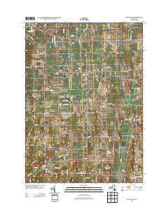 Rushville New York Historical topographic map, 1:24000 scale, 7.5 X 7.5 Minute, Year 2013