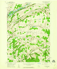 Rutland Center New York Historical topographic map, 1:24000 scale, 7.5 X 7.5 Minute, Year 1959